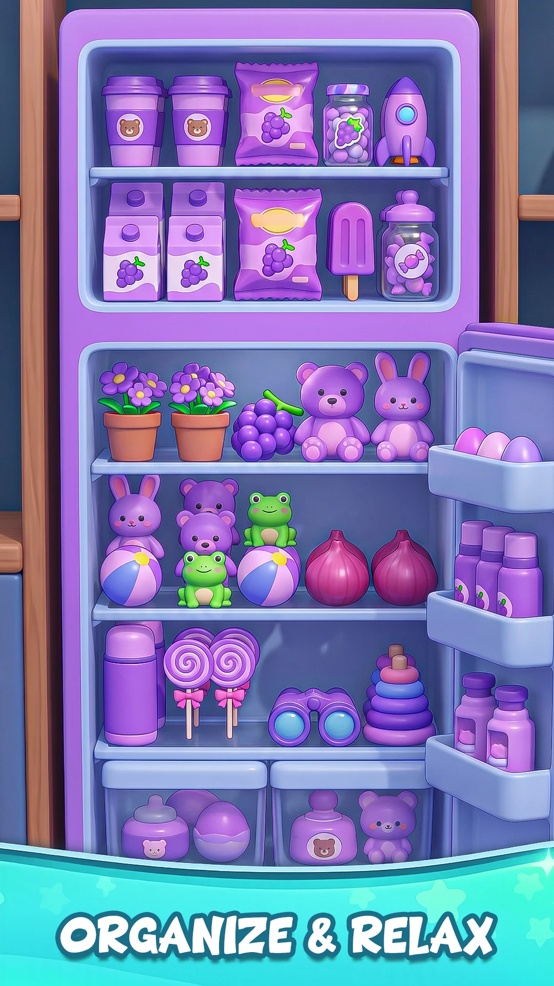 Fill Up Fridge Organizing ASMR screenshot